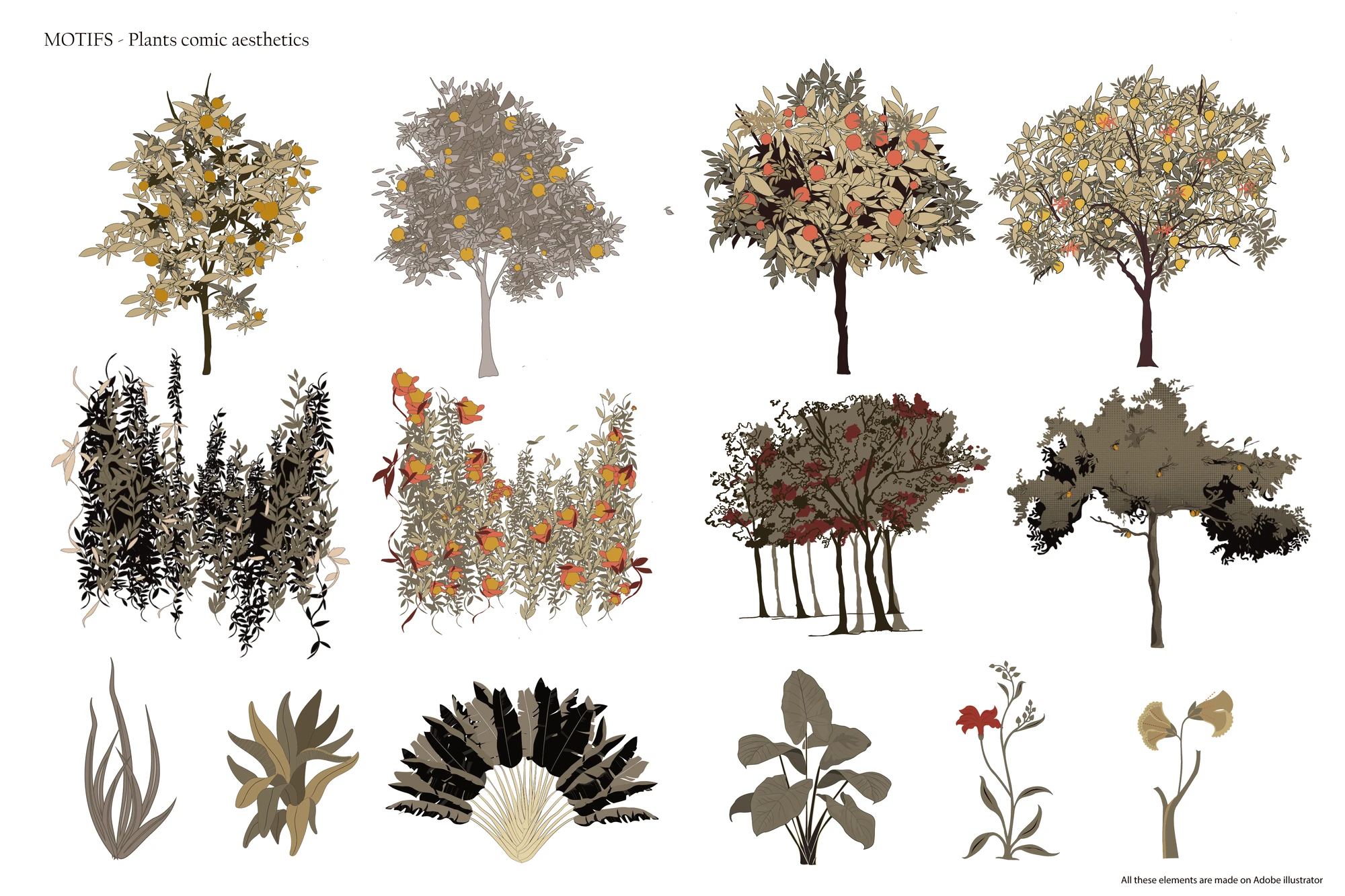 Plant motifs