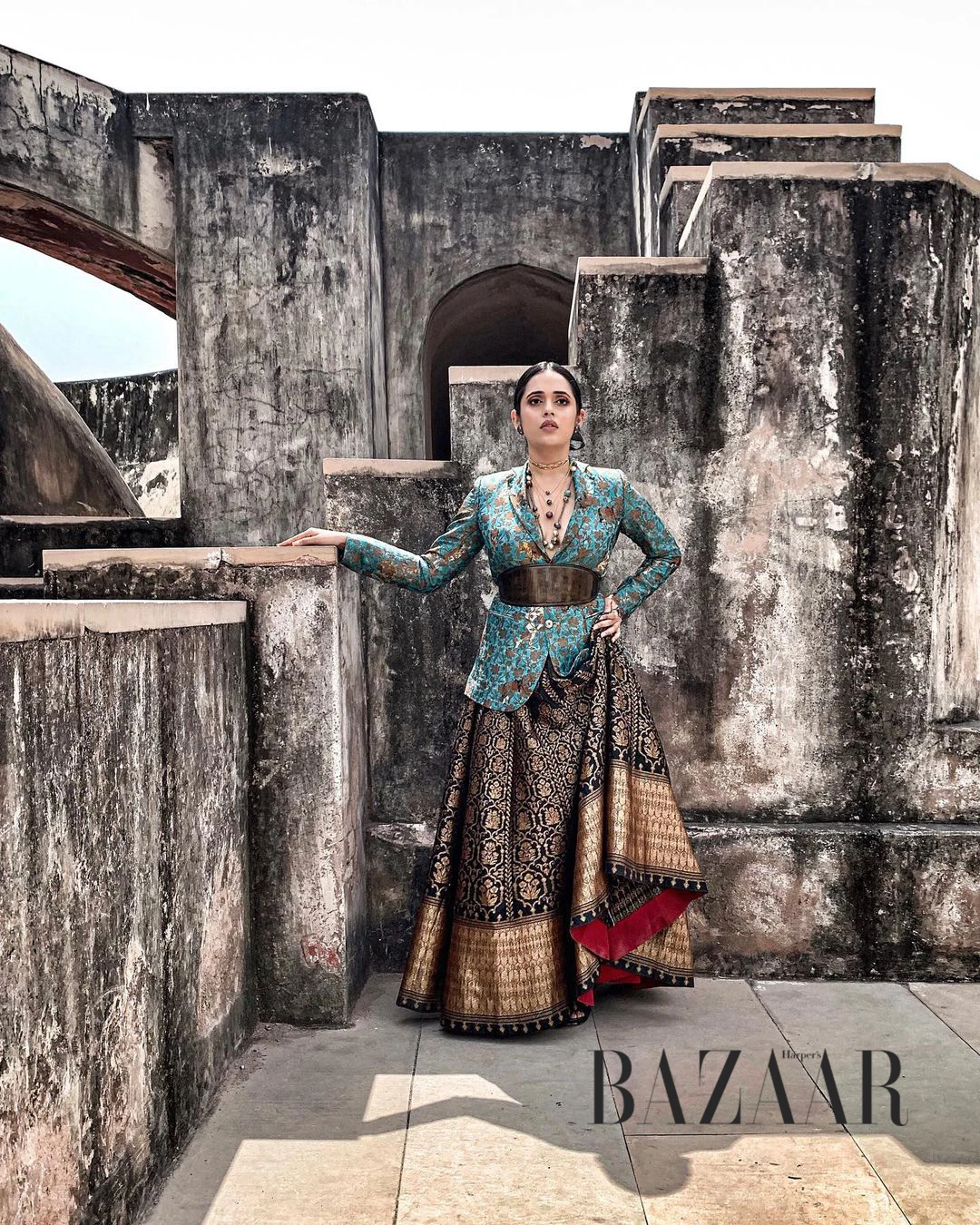 Harper's BAZAAR India — Palak Shah in a SUKETDHIR blazer