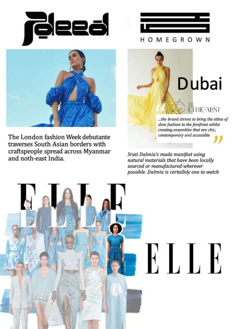 Press clips: ELLE and Dubai features