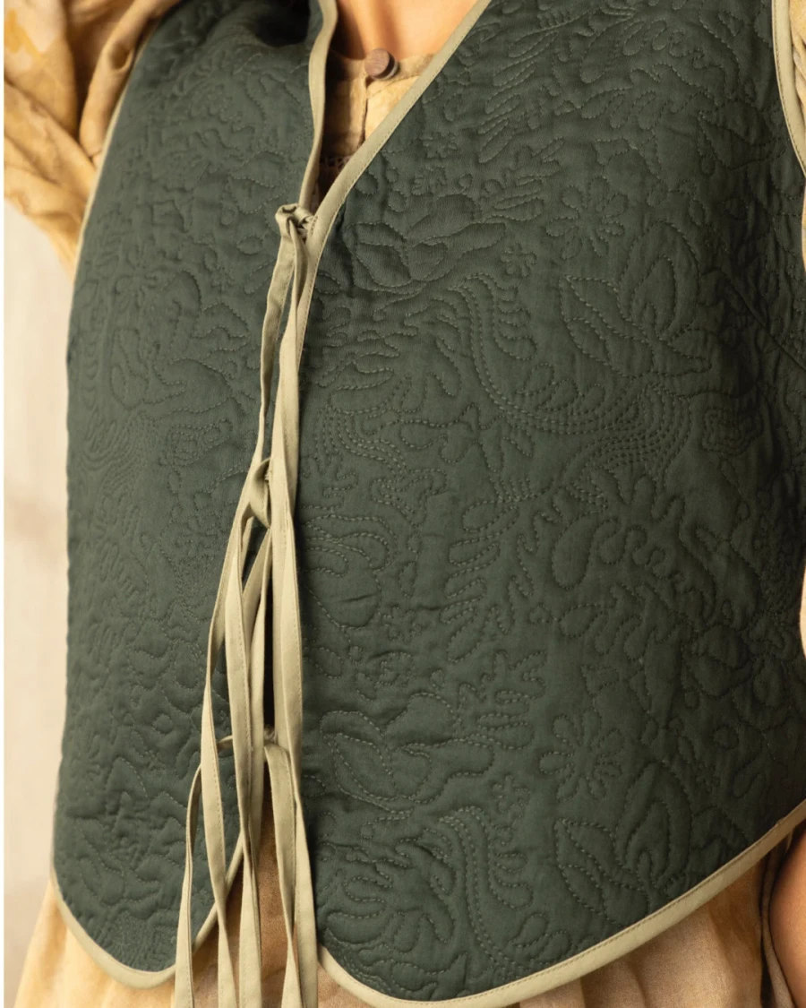 Quilting detail shot 3