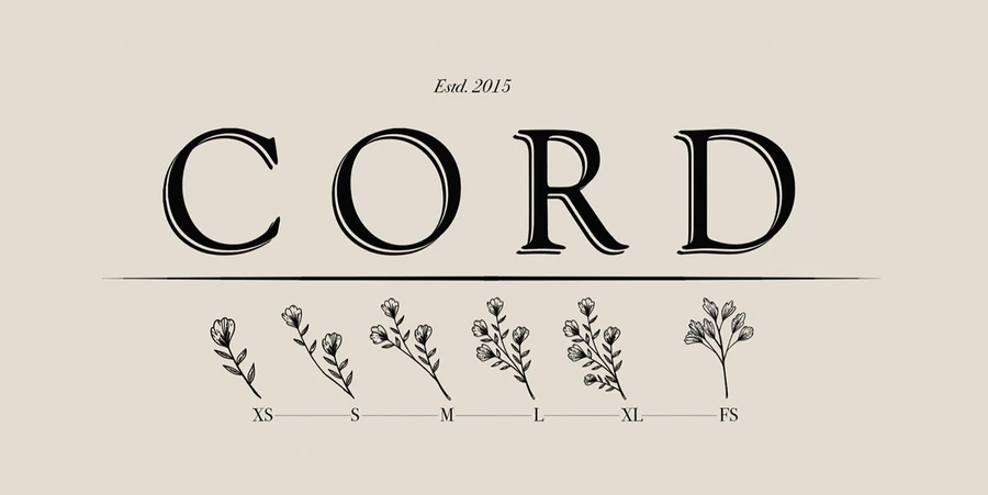 Size label and collateral design 1