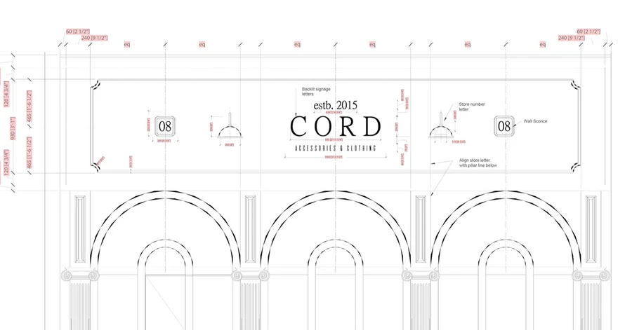 Size label and collateral design 7