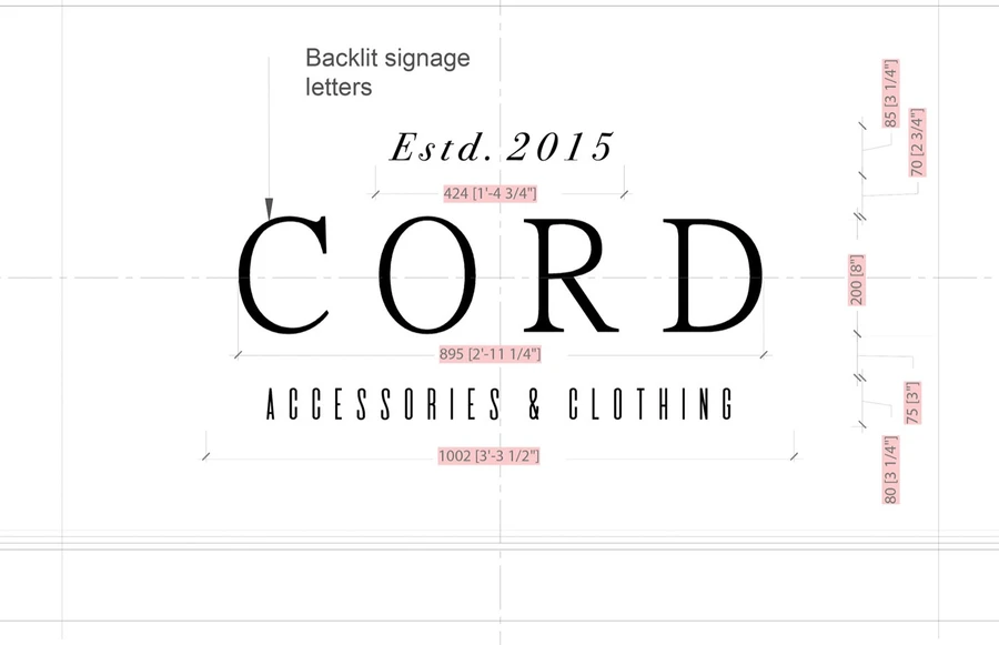 Size label and collateral design 8