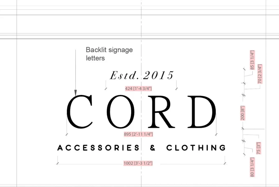 Size label and collateral design 10