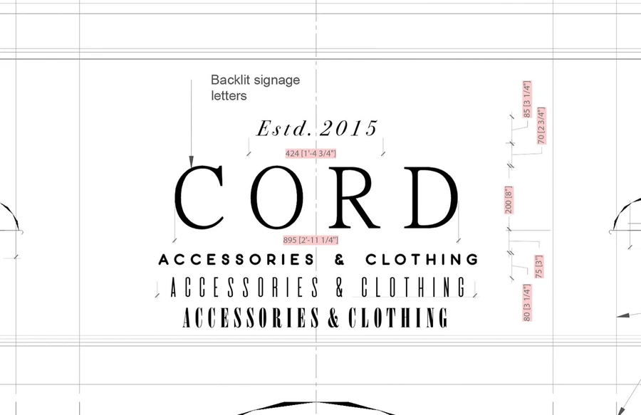 Size label and collateral design 11