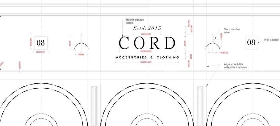 Size label and collateral design 13